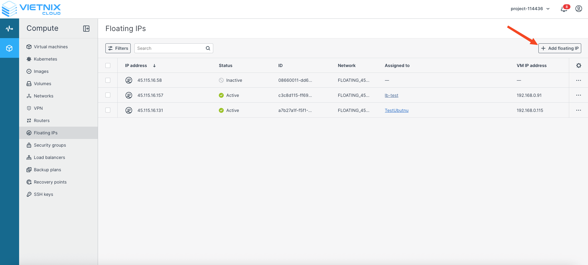 Connect Virtual Machines