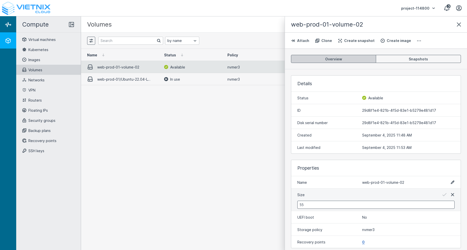 Kích thước mới