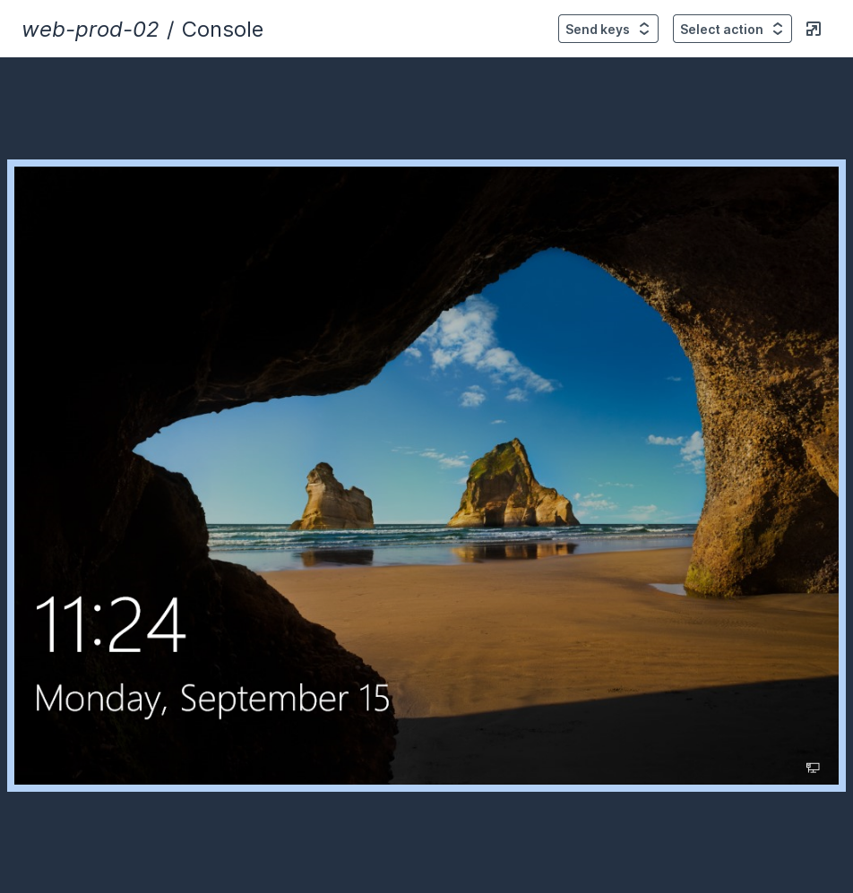 Truy cập Console VM