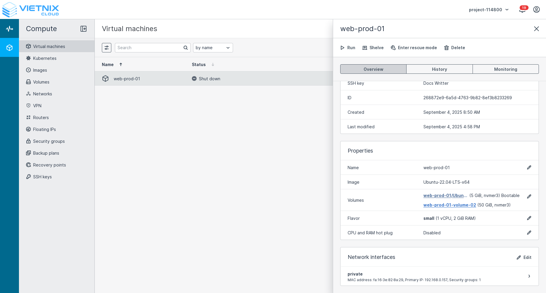 Network Interface Removed